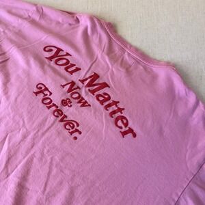 Demetrius Harmon You Matter Pink Long Sleeve Pocket Tee Shirt XXL Collection